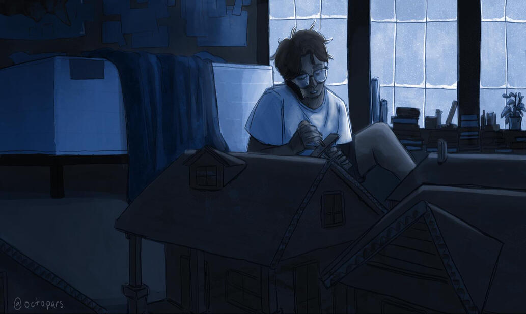 (The Raven Boys) Monmouth at Night
